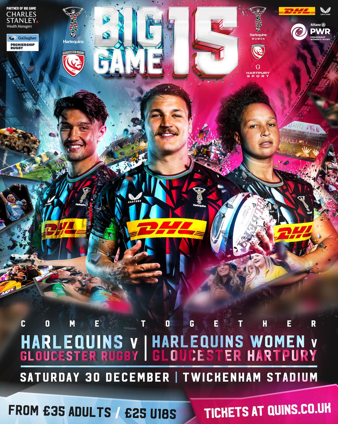 Harlequins rugby union: Big Game 15 at Twickenham 
