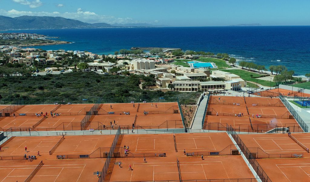 The Kalimera Kriti Hotel & Village Resort is home to the largest tennis and padel centre in Greece