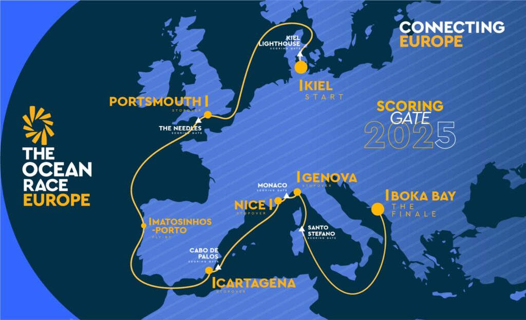 The Ocean Race Europe 2025 route