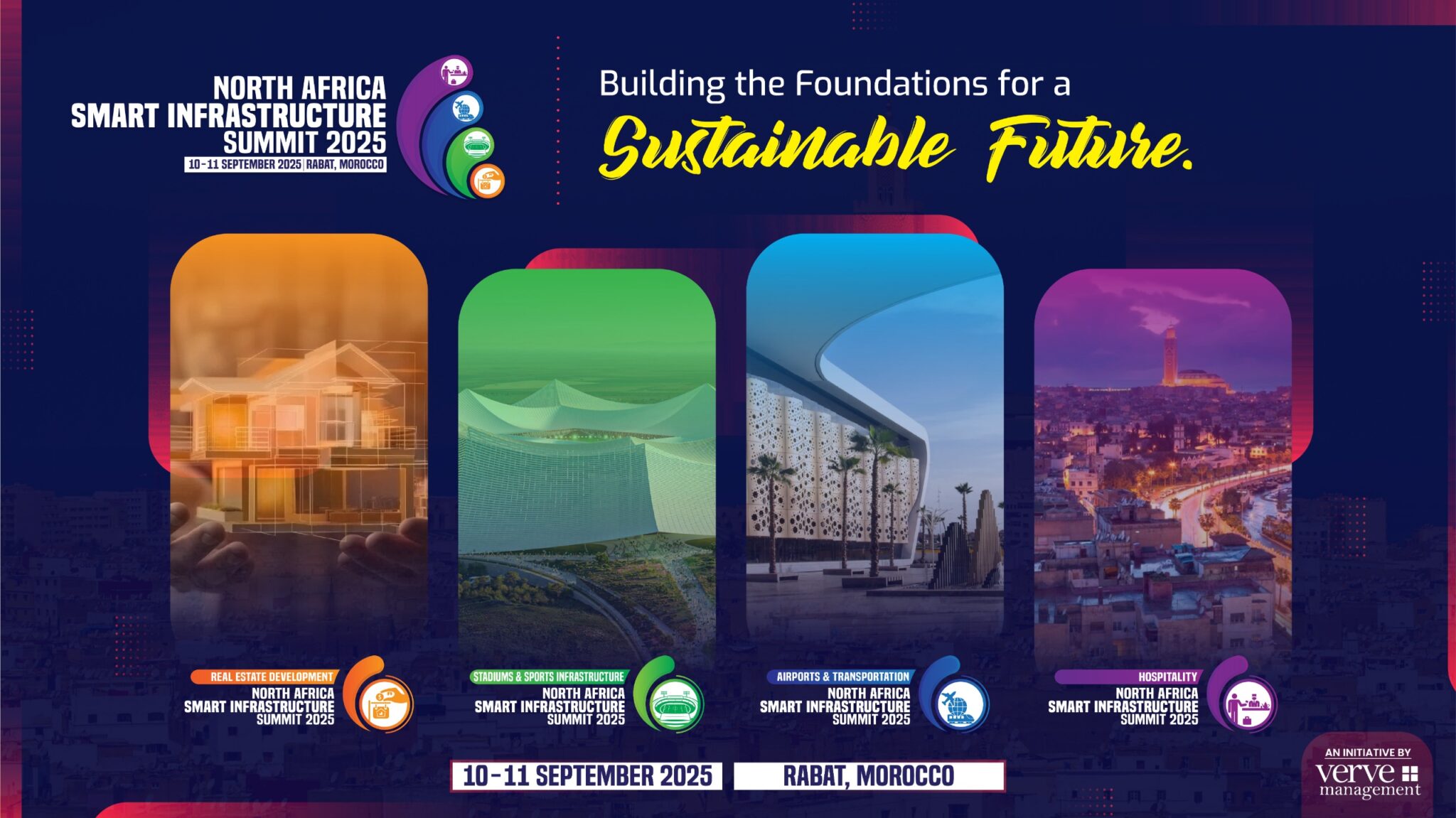North Africa Smart Infrastructure Summit on 10-11 September 2025 in Rabat, Morocco 