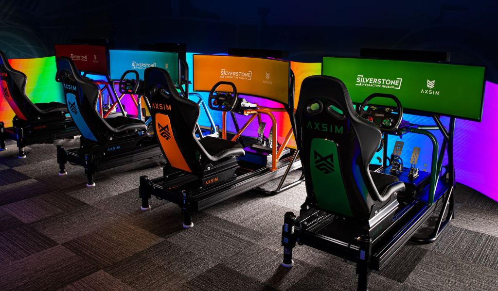 Sim racing at Silverstone Interactive Museum