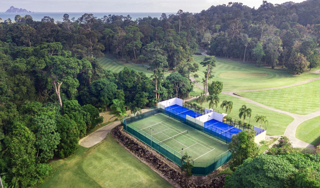 Padel and tennis at The Datai Langkawi in Malaysia 