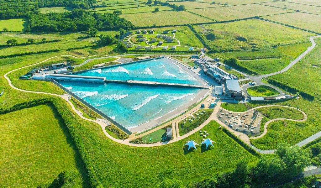 The Wave Bristol surfing and glamping