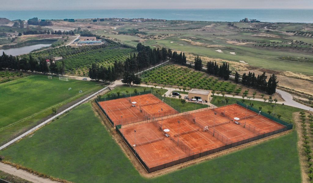 Tennis courts at Verdura Resort, a Rocco Forte Hotel